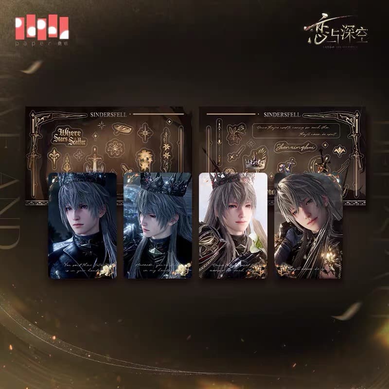 Love and Deepspace Lenticular Photocard Set (Pre-order) — Xavier: King of Darknight
