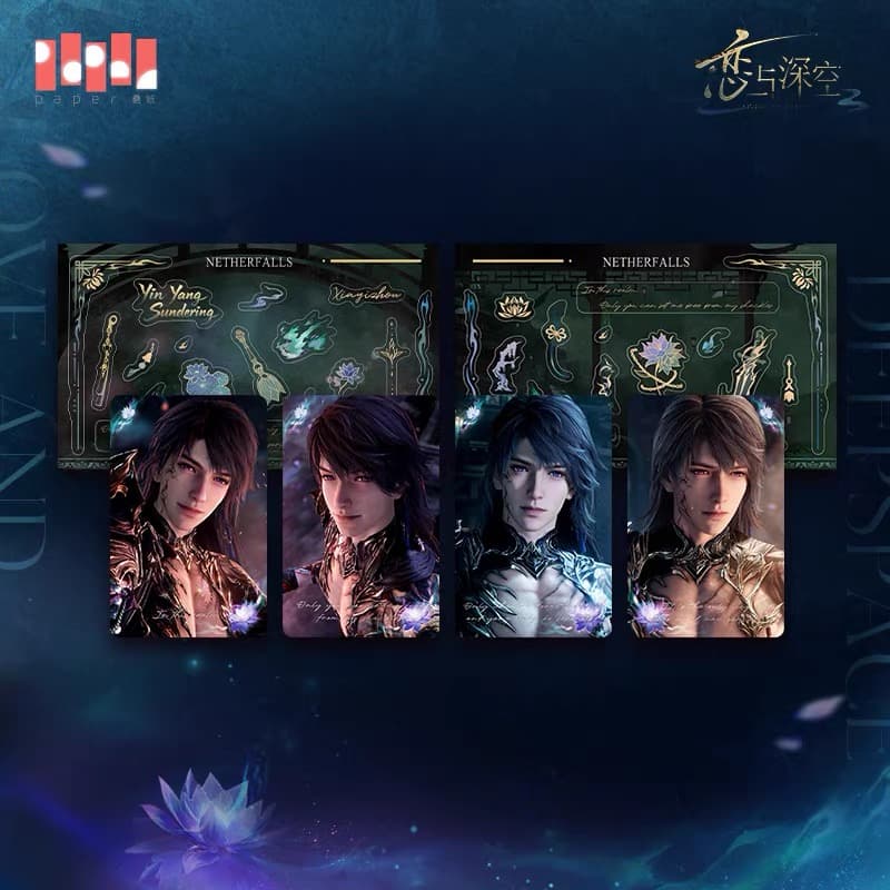 Love and Deepspace Lenticular Photocard Set (Pre-order) — Caleb: Netherlord