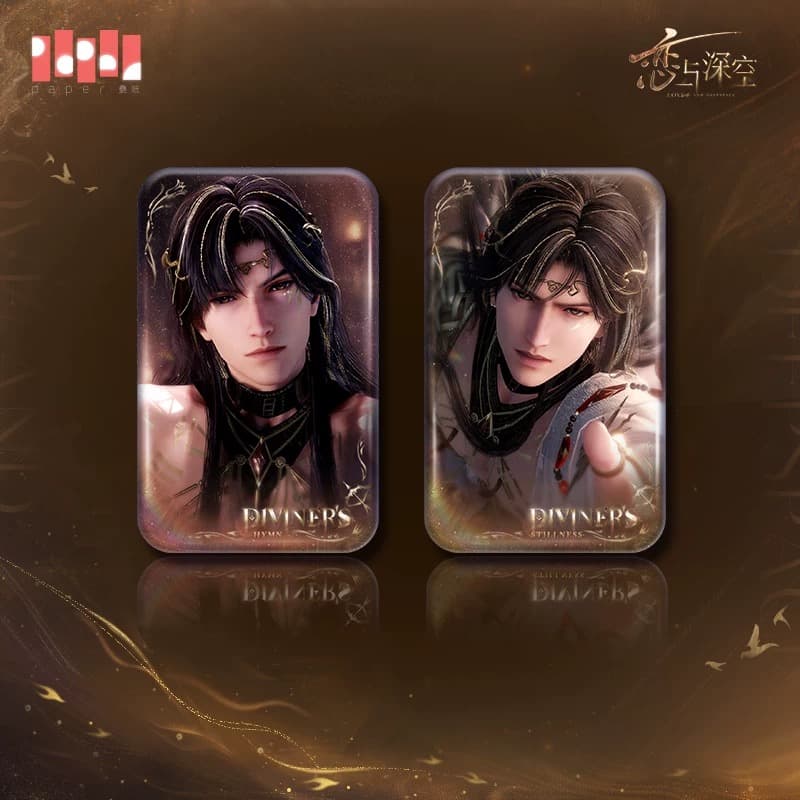 Love and Deepspace Square Button Badge (Pre-order) — Zayne: God of Annihilation