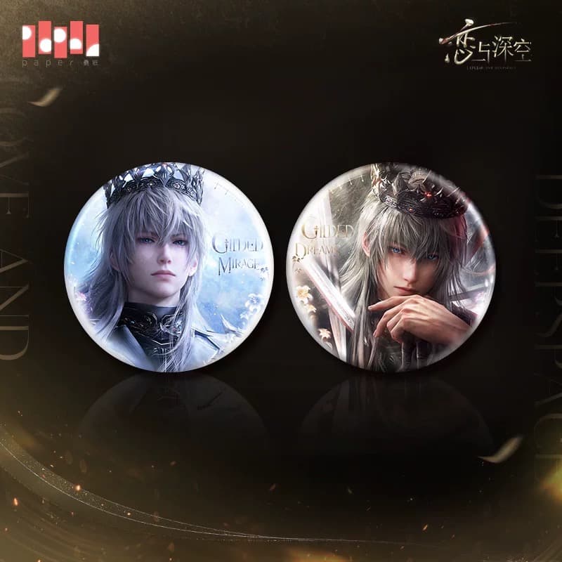 Love and Deepspace Can Badge (Pre-order) — Xavier: King of Darknight