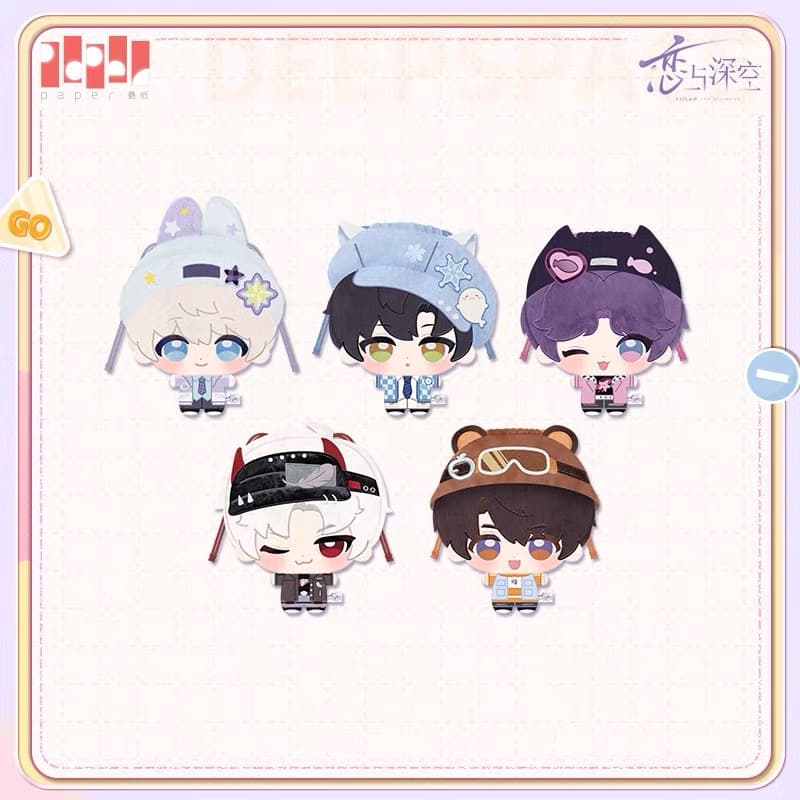 Love and Deepspace "Where Hearts Wander" Series Multi-Purpose Plush Drawstring Bag (Pre-order)
