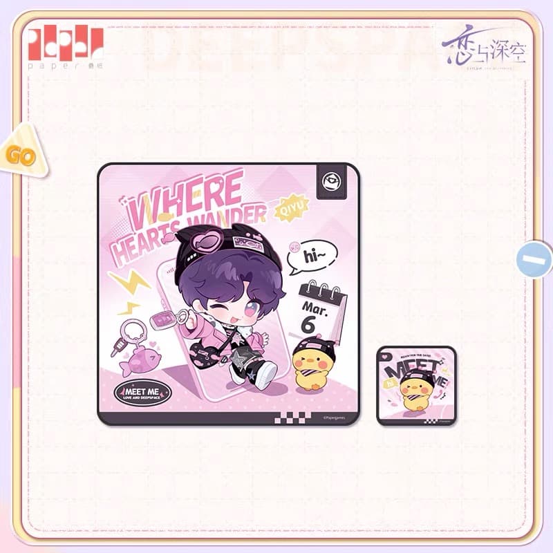 Love and Deepspace "Where Hearts Wander" Series Storage Patch Cloth (Pre-order) — Rafayel
