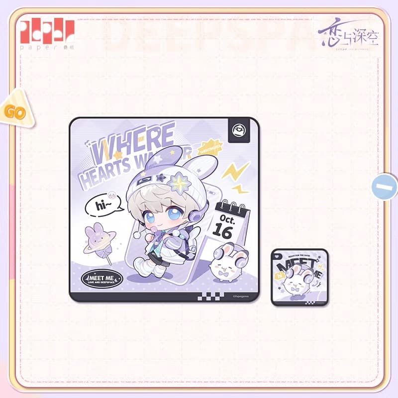 Love and Deepspace "Where Hearts Wander" Series Storage Patch Cloth (Pre-order) — Xavier