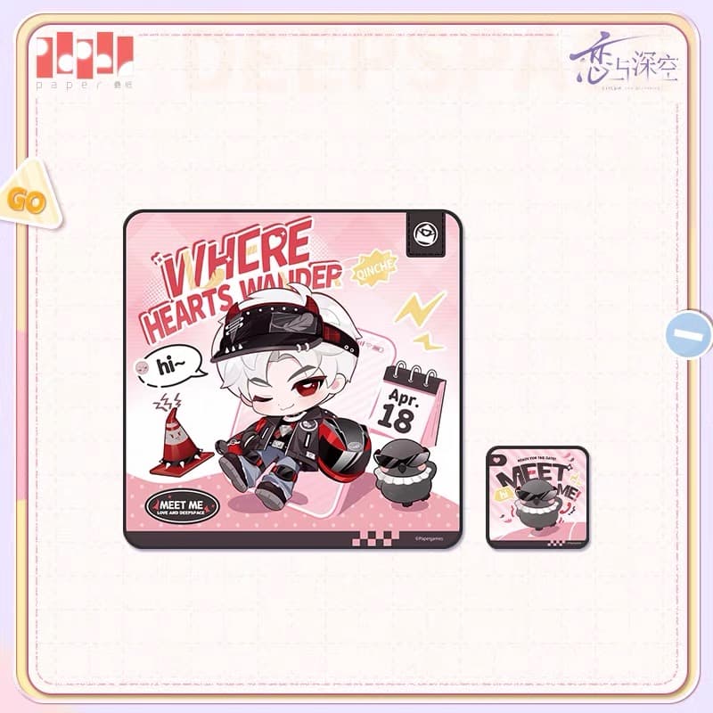 Love and Deepspace "Where Hearts Wander" Series Storage Patch Cloth (Pre-order) — Sylus