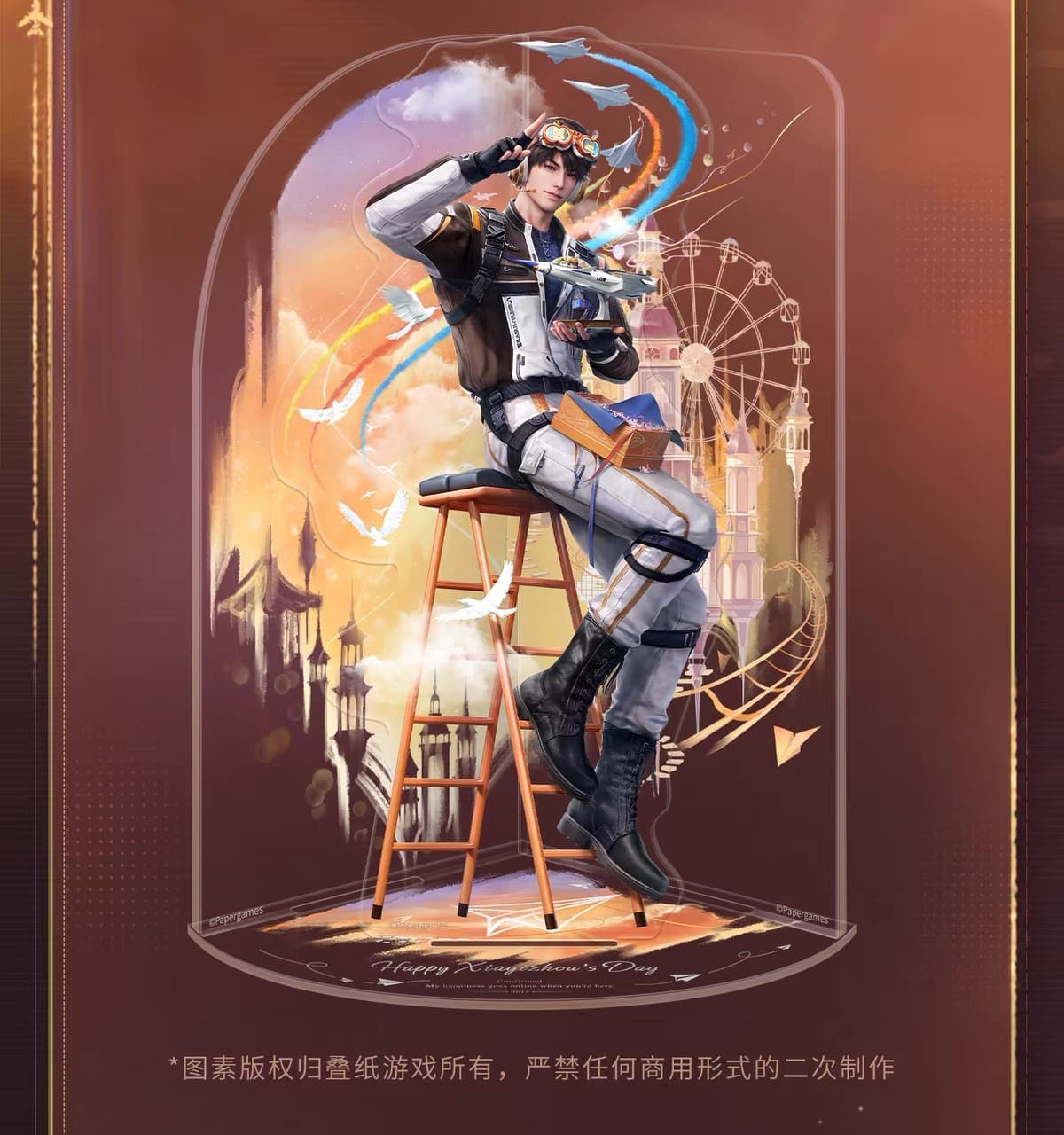 Love and Deepspace Caleb 2026 Birthday Acrylic Standee (Pre-order) thumbnail 2